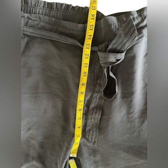 Old Navy bluish gray high rise flowy belted pants Sz 4X NEW - Picture 5 of 10
